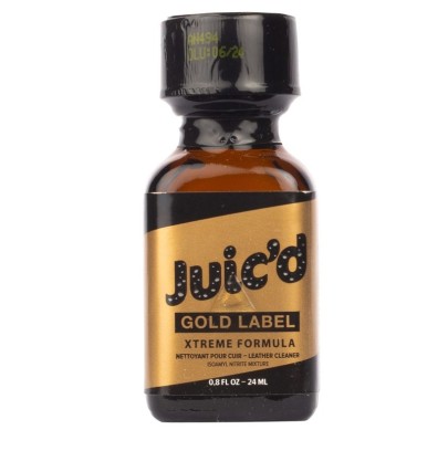 Poppers Juic'd Gold Label Xtreme Formula 24ml Amyl disponible sur Pop and Fun