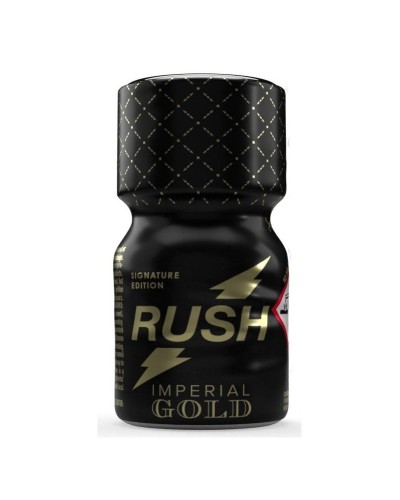 Poppers Rush Imperial Gold 10ml Pentyl disponible sur Pop and Fun