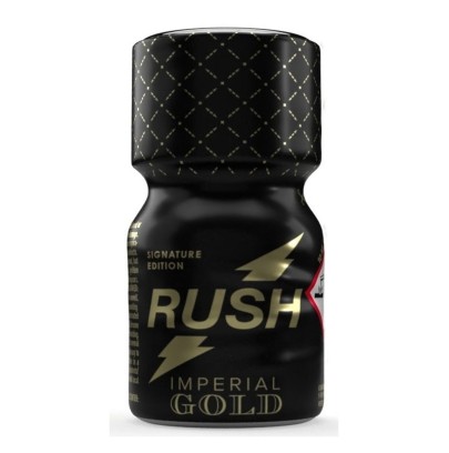 Poppers Rush Imperial Gold 10ml Pentyl disponible sur Pop and Fun