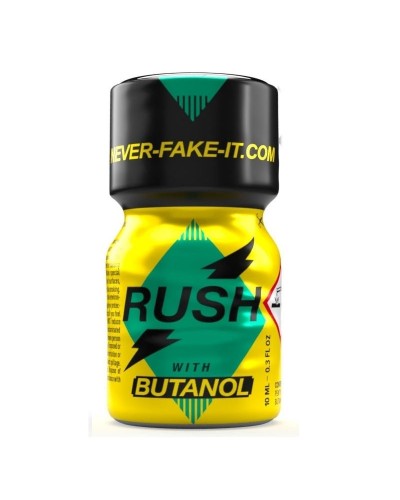 Poppers Rush with Butanol 10ml Pentyle disponible sur Pop and Fun